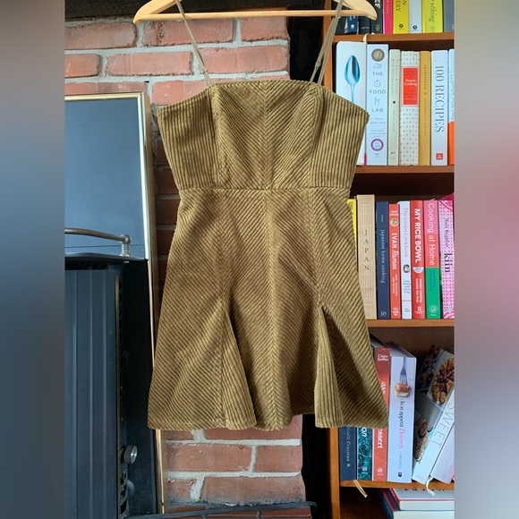 Corduroy Jumper Dress - Picture 1 of 3